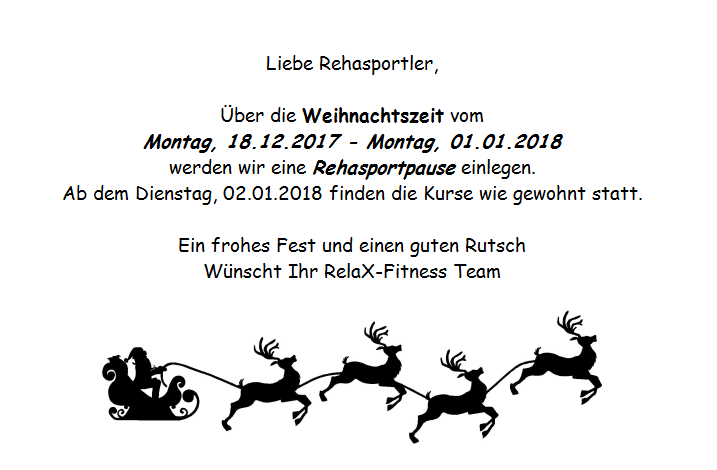 Rehasport-Pause